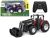 Tractor Rojo Control Remoto 2.4G con Cubo Movible 1:24