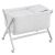Minicuna Tijera Madera Merlo Crudo/bco 55x87x74 Cm - Cambrass