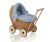 Carrito de muñecas My Sweet Baby con ropa, mimbre natural