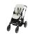 Colchoneta Silla Paseo Oval U. Regent en color crema de Cambrass mostrando su diseño ovalado.