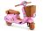 Moto Eléctrica Vespa Infantil Rosa 12V | Scooter con Luces y MP3