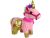 Caballo Interactivo Rosa con Alas Doradas y Música