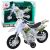 Motocicleta de Cross Off-Road con Luz y Sonido Blanca