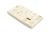 Manta Eco Flores Plush Sensillo 80x100 para Bebé