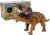 Dinosaurio Triceratops Amarillo a Pilas