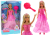 Muñeca Princesa Sirena Vestido Rosa y Cepillo