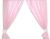 Cortinas para habitación de bebé - My Sweet Baby corazones rosa
