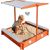 Caja de arena plegable con techo Iso trade para niños