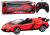 Coche deportivo teledirigido RC 1:16 rojo
