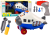 Avión de dibujos animados con alas giratorias DIY azul