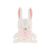 Manta de regalo bordada 3D Rabbits in Love Kikkaboo