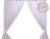 Cortinas para habitación de bebé - My Sweet Baby, corazones rosas
