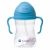 Botella B.box 240ml con pajita en color azul perfecta para bebés.