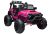 Coche eléctrico Jeep JC666 pintado en rosa