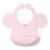 Babero de Silicona Ajustable Babyono Rosa para Bebés