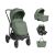 Carrito 3 en 1 Kikkaboo Chiara Verde Militar para Bebés
