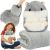 Manta, almohada y peluche 3 en 1 Kruzzel Hamster