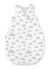 Cotton Sleeping Bag For Children, Size M, 3-12 Months, Tog 2.5, All-season - Clouds Gray/gray