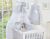 Juego de Ropa de Cuna 5 piezas My Sweet Baby Col. Corazones Grises