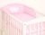Protector de Cuna My Sweet Baby - Hearts Polka Dots Rosa