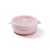 Bol de Silicona con Ventosa y Tapa Rosa Babyono - Alimentación Bebé