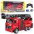 Camión de bomberos R/C escalera extensible Huina 1:18 vista frontal