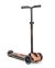 Scoot&ride Highwaykick 5 LED Peach (melocotón) - Patinete para niños y adultos