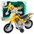Motocicleta Off-Road Amarilla con Luz y Sonido