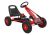 Go Kart infantil A-15 Lean Cars rojo a pedales, vista frontal
