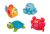 Juguetes de Baño Akuku - Set de 4 Animales Divertidos