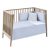 Conjunto de colchas I-v. cuna 60 Cambrass en color celeste