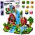 Set de Cubos Magnéticos 3D de Fantasía con 100 piezas brillantes.
