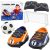 Zapatillas de fútbol RC con control remoto y balón