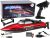 Lancha Radiocontrol 25 km/h Roja 2.4G con Piloto Auto