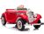 Coche Eléctrico Infantil Mercedes 540K Rojo