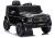 Coche eléctrico infantil Mercedes G 4x4 negro Lean Cars con tracción total, vista frontal