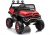 Coche eléctrico infantil Mercedes Unimog S rojo LEAN CARS vista lateral