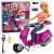 Muñeca Anlily viajera con patinete y accesorios - primer plano del producto