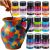 Set de Pinturas para Vidrio y Cerámica Maaleo 12 Colores