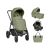 Carrito de Bebé 3en1 Verde Militar Kikkaboo Modena