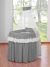Set de Moisés de Mimbre con Ruedas y Dosel - Little Princess Gris de My Sweet Baby