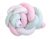 Protector de Cuna trenzado Knot Bumper My Sweet Baby - Rosa, Blanco y Verde