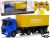 Camión R/C Mercedes-Benz Arocs azul 1:20 con remolque Double E
