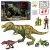 Set de dinosaurios T-Rex cazador con accesorios