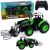 Tractor teledirigido Lean toys con pinza para pacas y luces LED