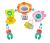 Barra de Juego Educativa Toyz con diseño de león y juguetes sensoriales.
