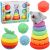 Juego de juguetes sensoriales de goma para toddlers, 16 piezas