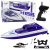 Barco de Control Remoto RC 1:28 Policía Azul