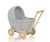 Carrito de Muñecas de Mimbre My Sweet Baby - Gris