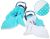 Manta Doble Cara para Silla de Coche My Sweet Baby - Lunares Turquesa